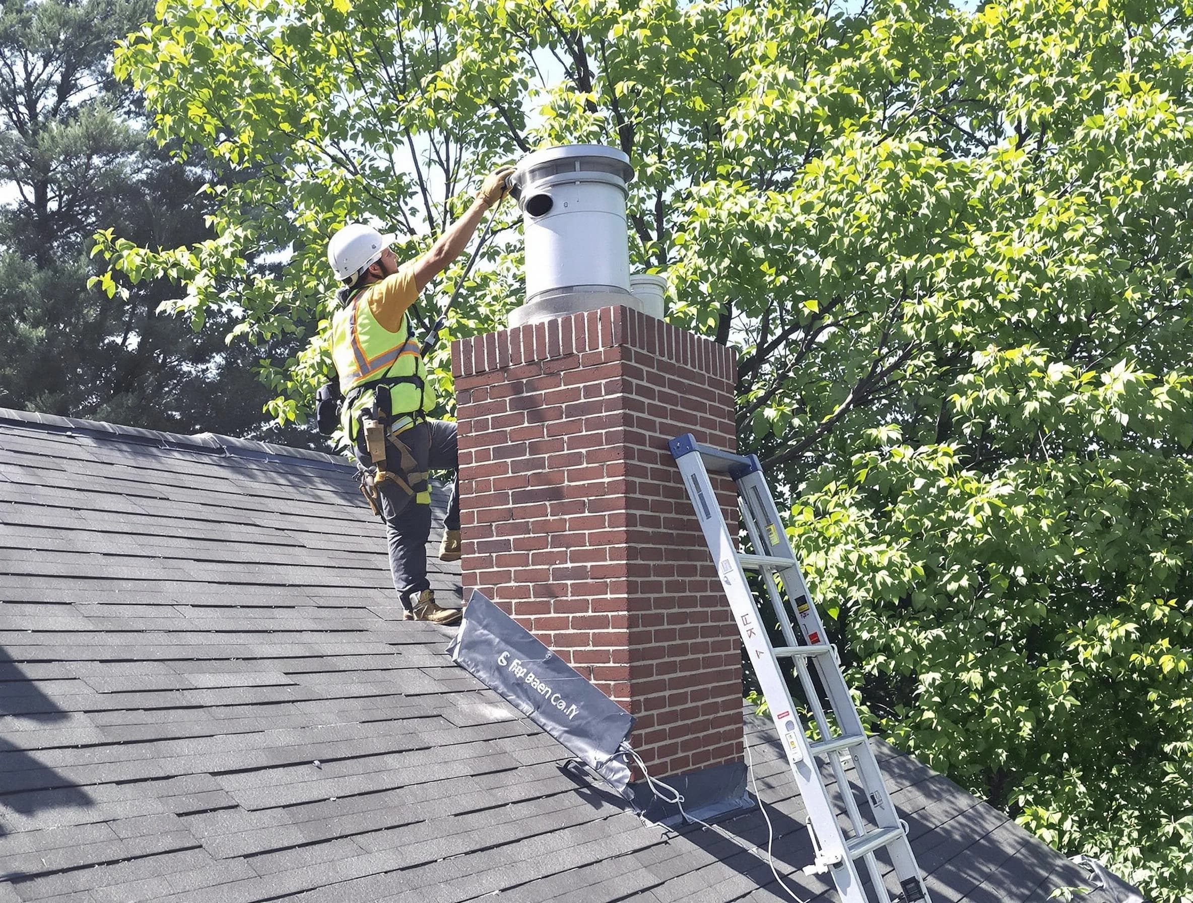 Chimney liner inspection by Hillsborough Chimney Sweep in Hillsborough, NJ