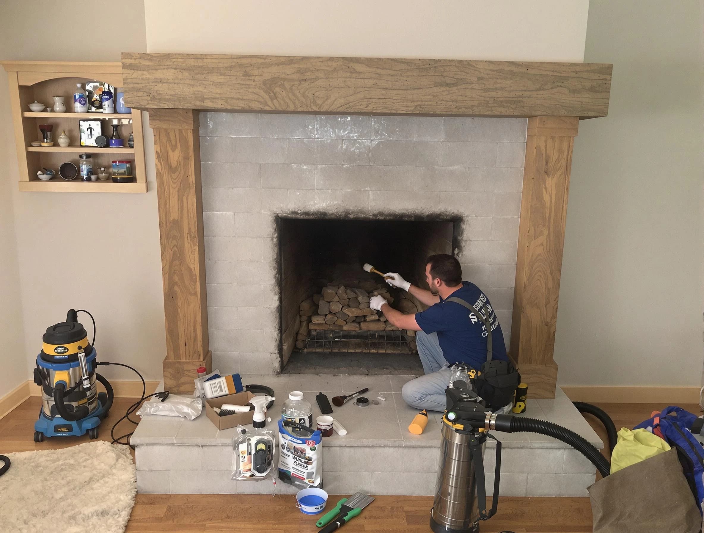 Detailed creosote removal process by Hillsborough Chimney Sweep in Hillsborough, NJ