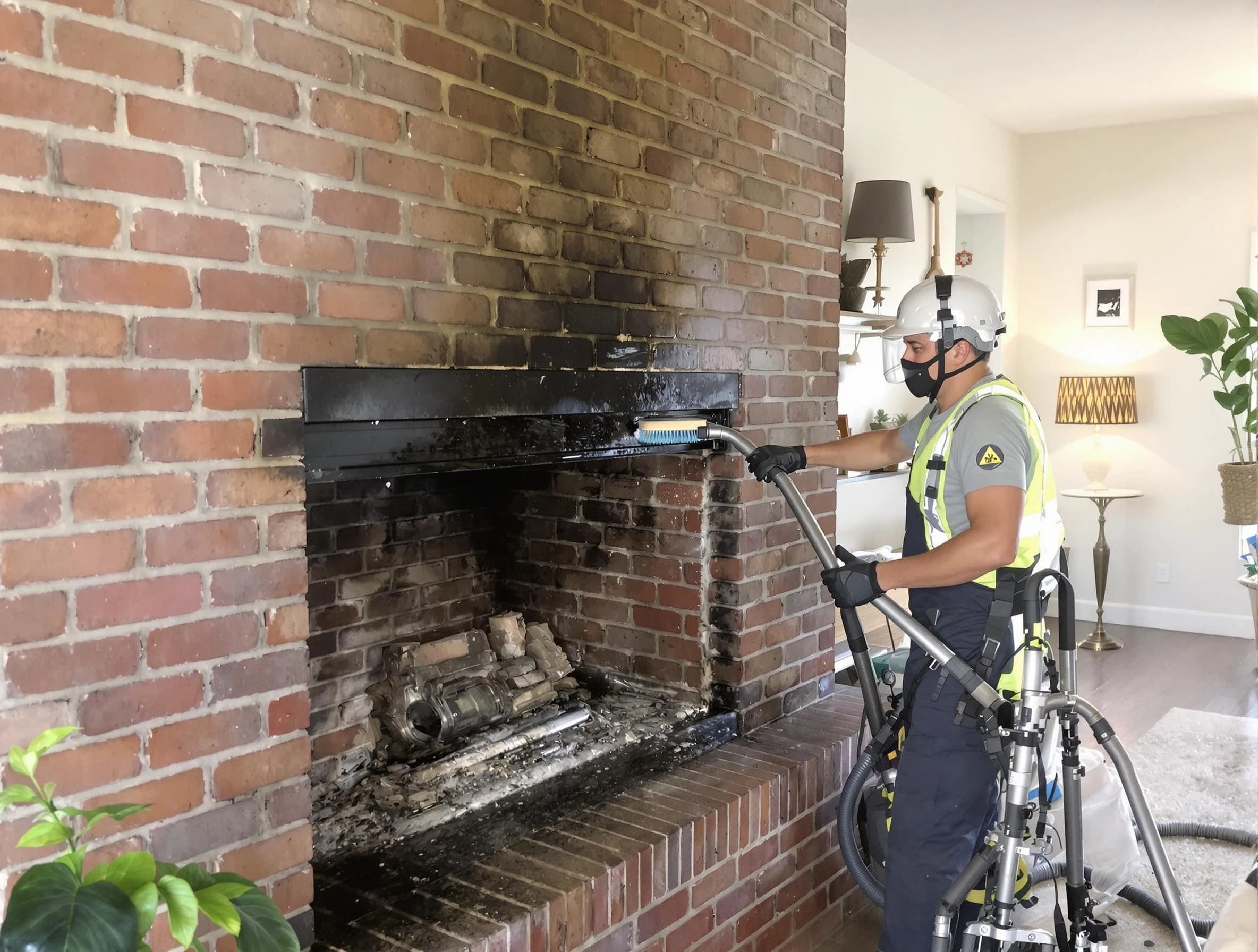 Hillsborough Chimney Sweep providing fireplace cleaning services in Hillsborough, NJ