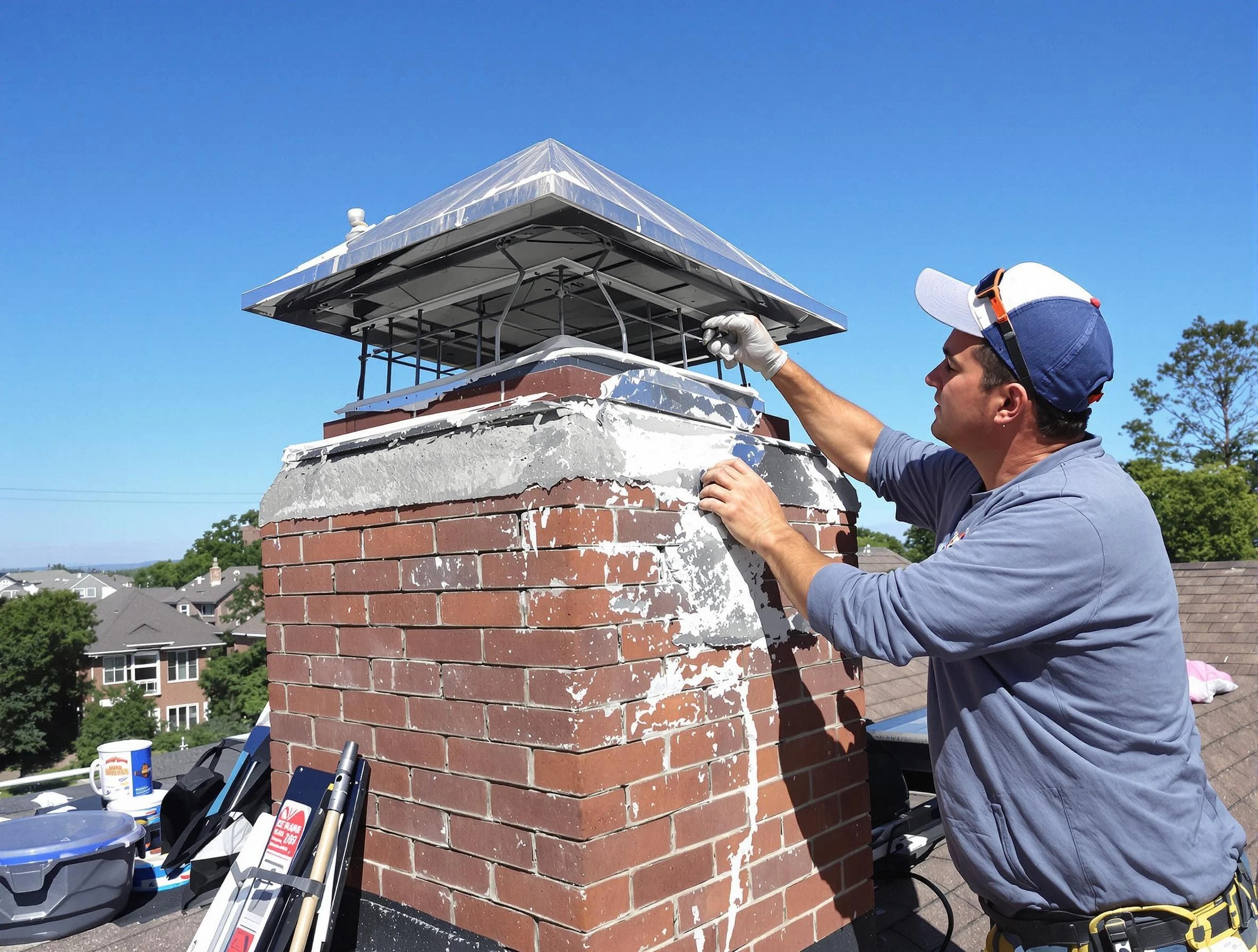 Chimney Crown Services service in Hillsborough, NJ